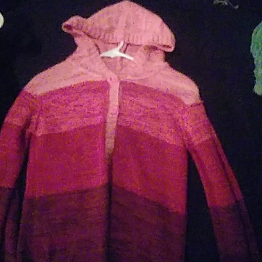 Military color pink hoodie/sweater